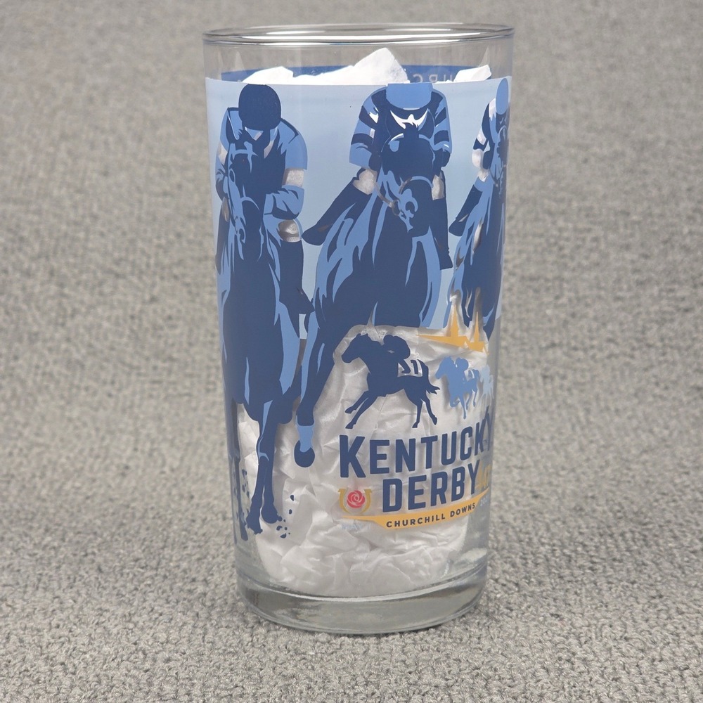 Kentucky Derby 147 Mint Julep Glass 2021 Blue Churchill Downs 12oz